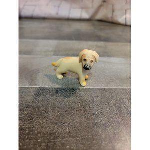 Golden retriever puppy dog animal toy figure